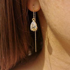 ♥♥ Crystal gold Earrings ♥♥
